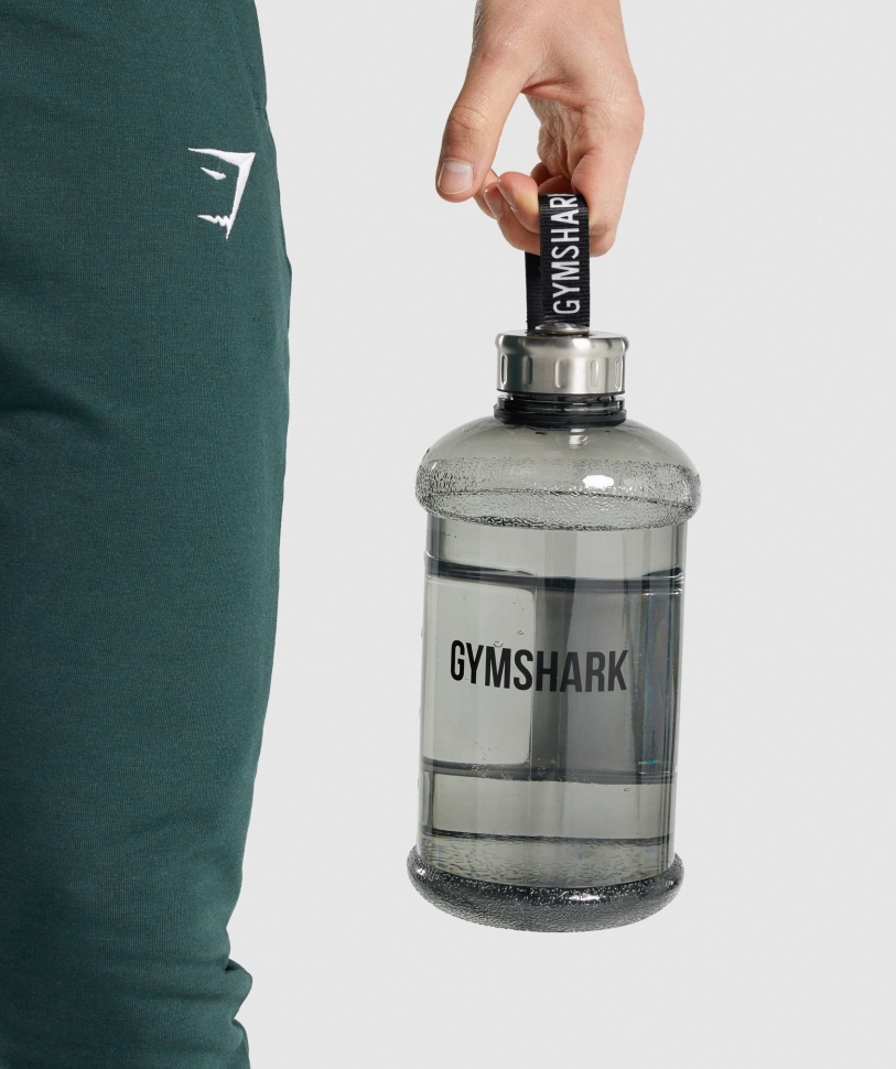Gymshark μπουκάλι νερού 1,3 λίτρων μαύρο