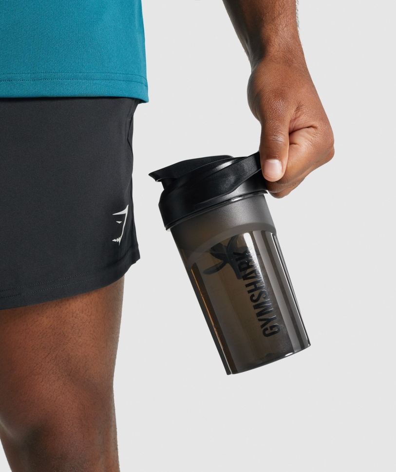 Μπουκάλι σέικερ Gymshark 400 Ml μαύρο