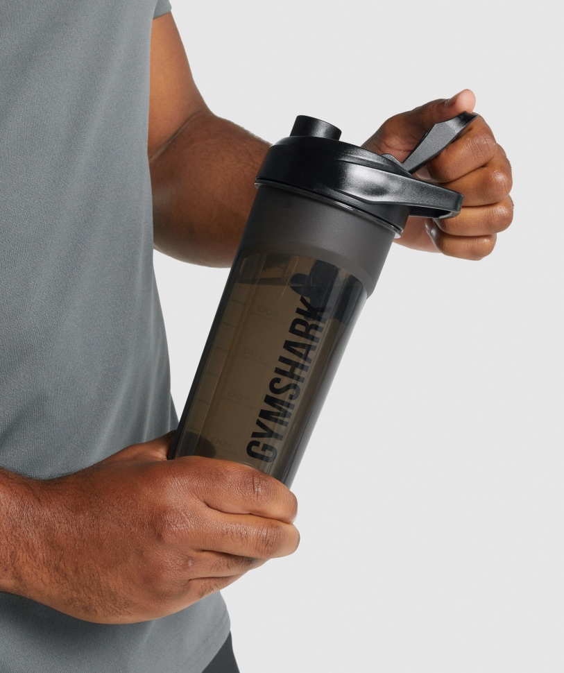 Μπουκάλι σέικερ Gymshark 600 Ml μαύρο