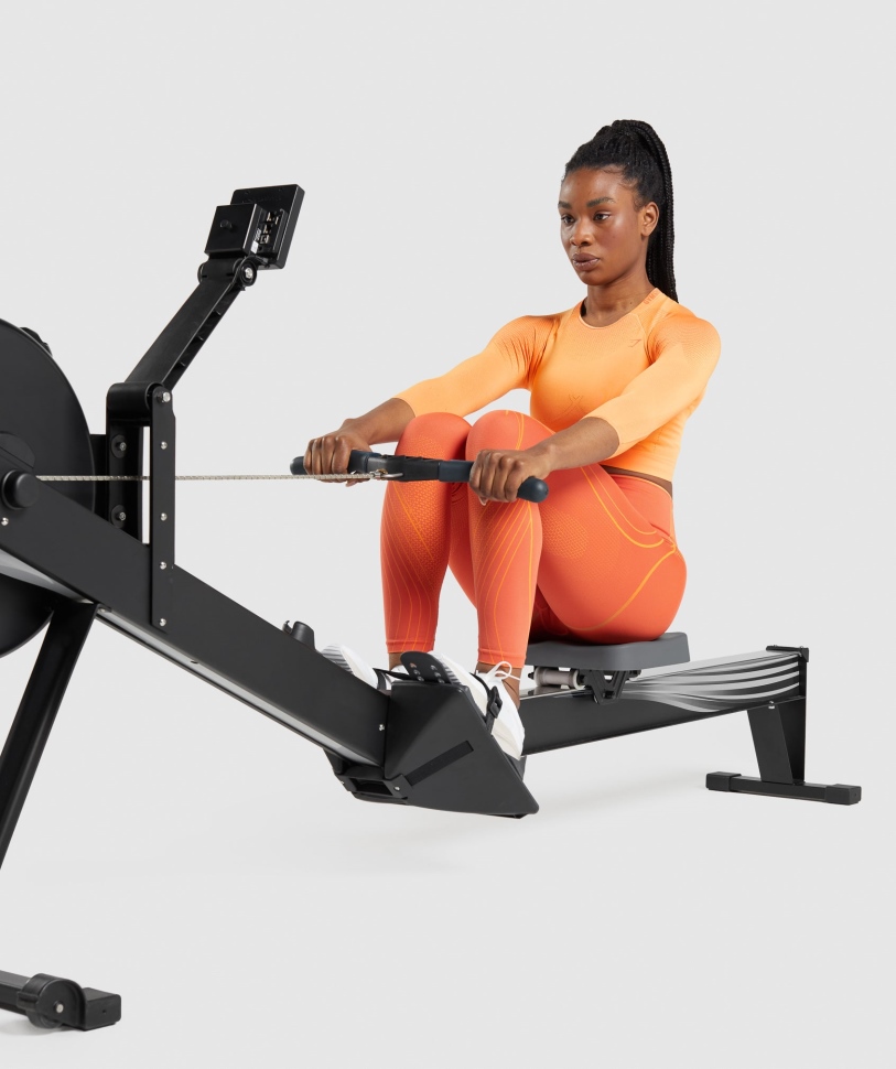 Gymshark Apex απρόσκοπτη Crop Top βερίκοκο πορτοκάλι-παπάγια πορτοκάλι