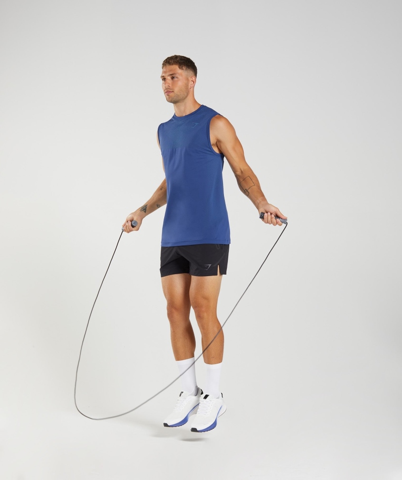 Gymshark Apex χωρίς ραφή δεξαμενή αστρικό μπλε-παραλίμνιο μπλε