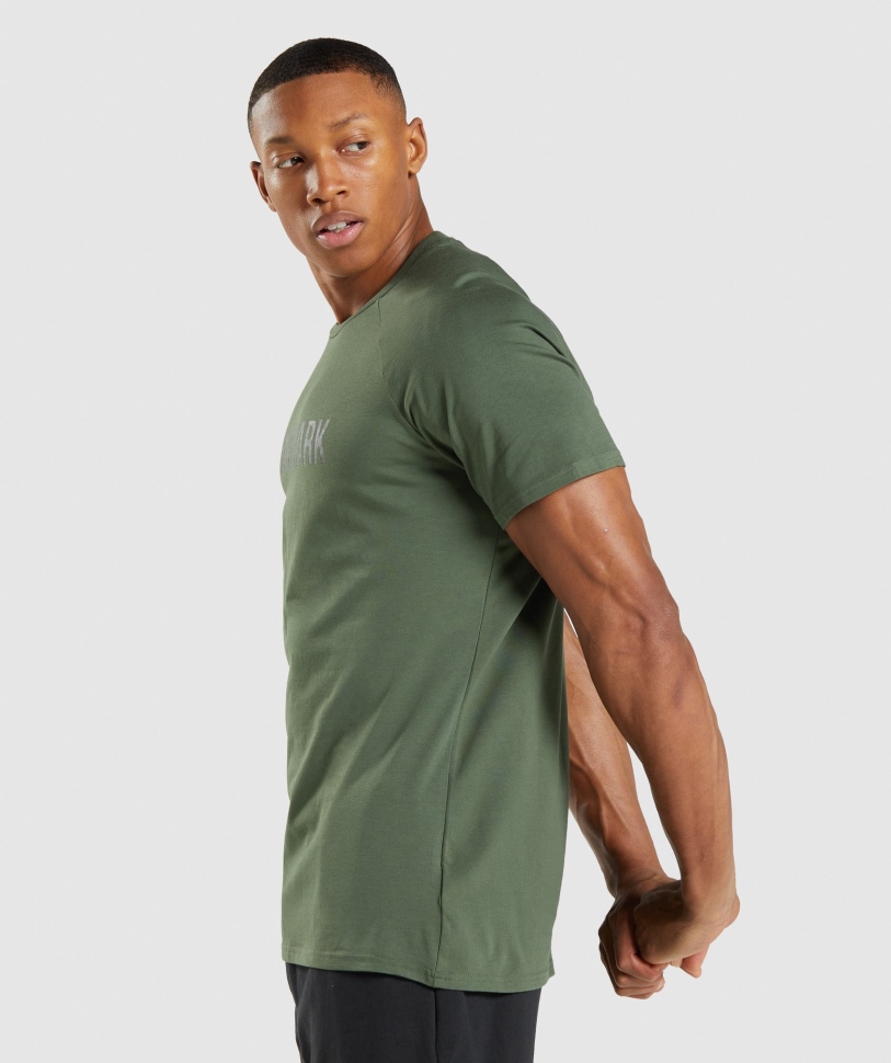 Gymshark Apollo Camo T-shirt Camo Green