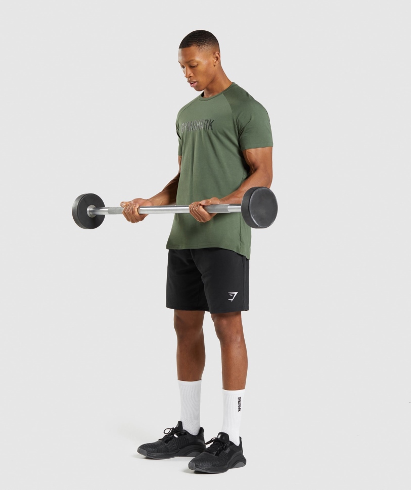 Gymshark Apollo Camo T-shirt Camo Green