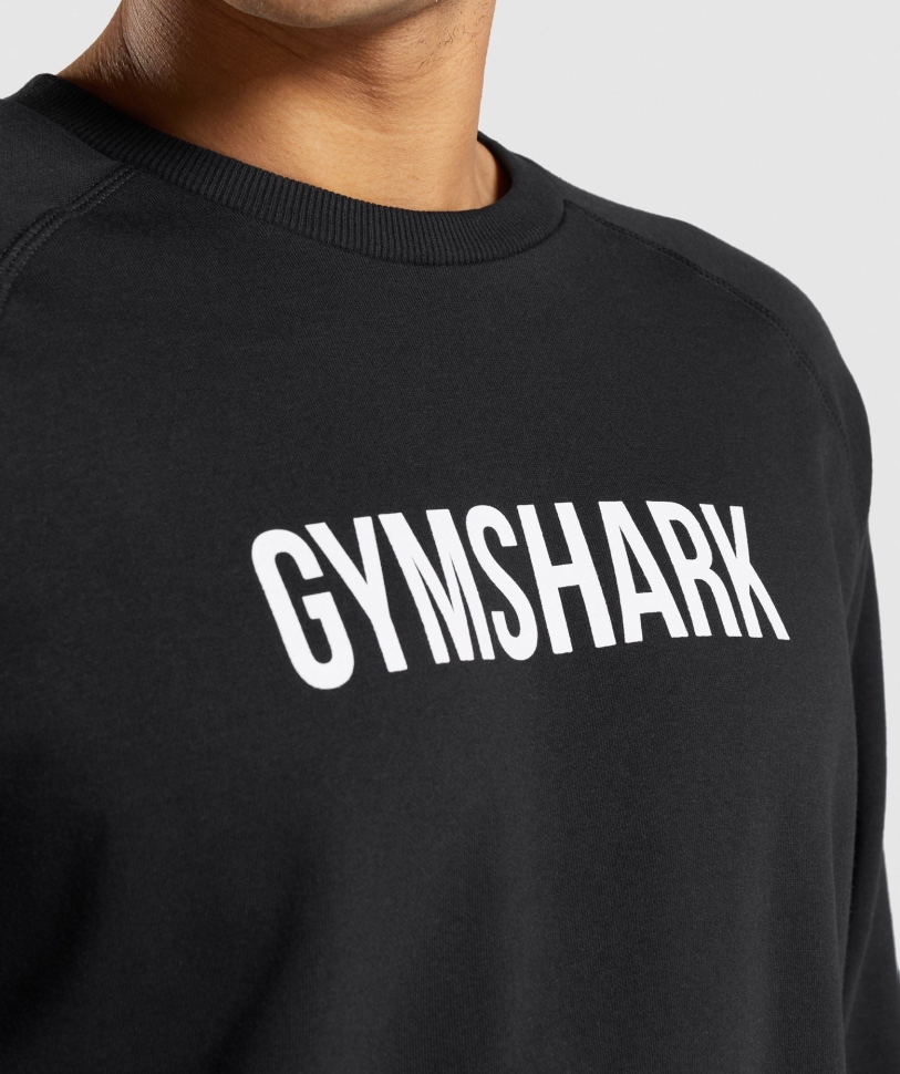 Gymshark Apollo Crew μαύρο