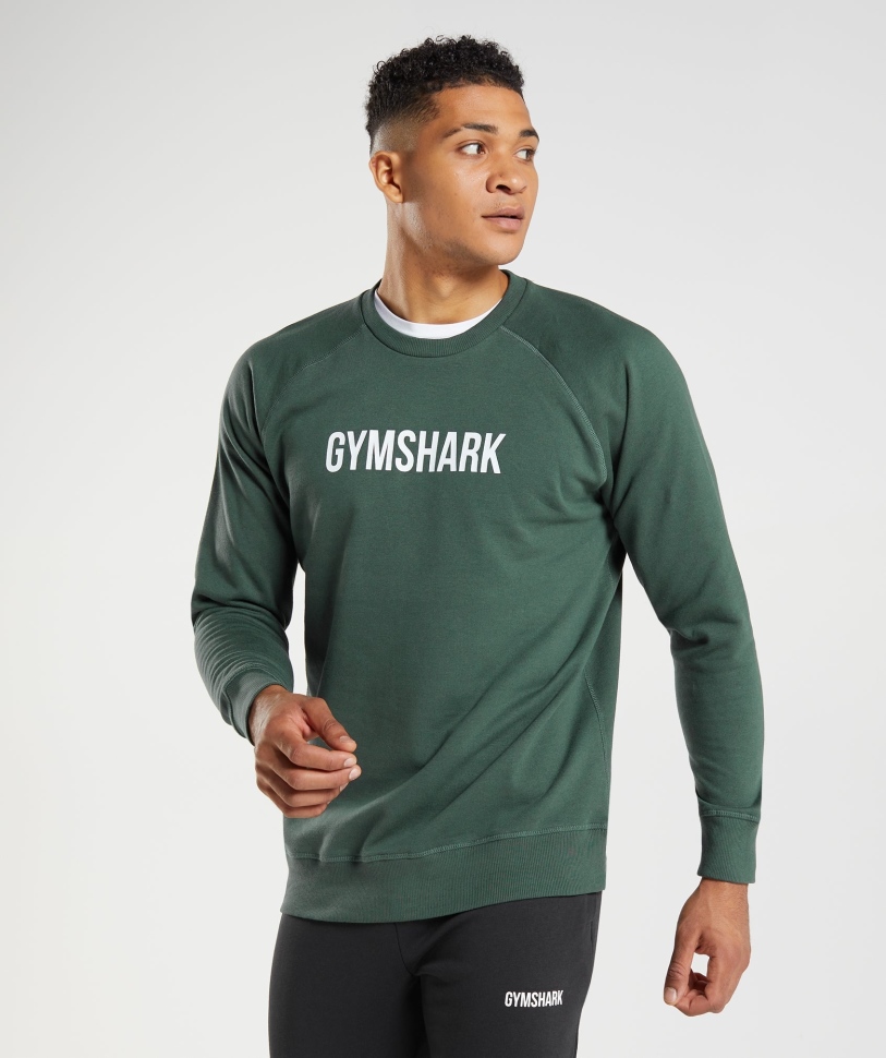 Gymshark Apollo Crew πράσινο οψιανό