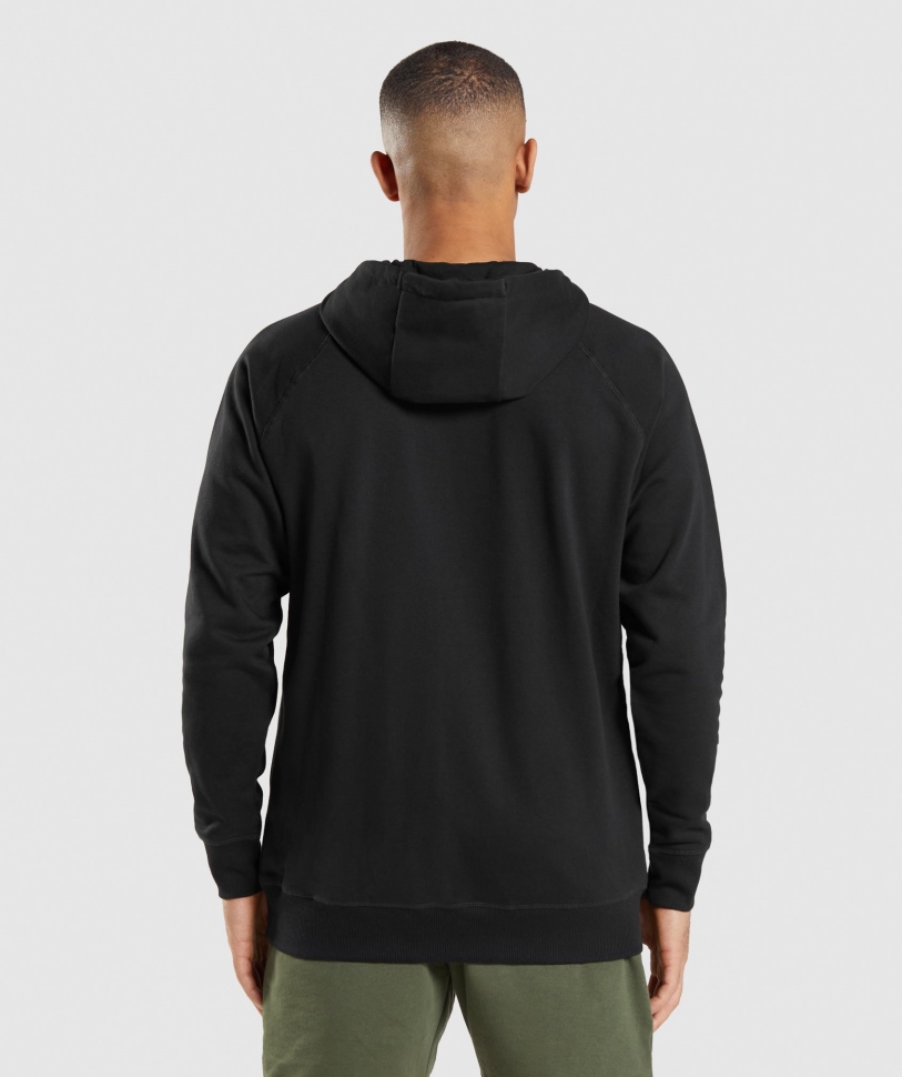 Gymshark Apollo Hoodie μαύρο