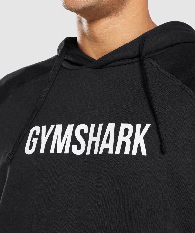 Gymshark Apollo Hoodie μαύρο