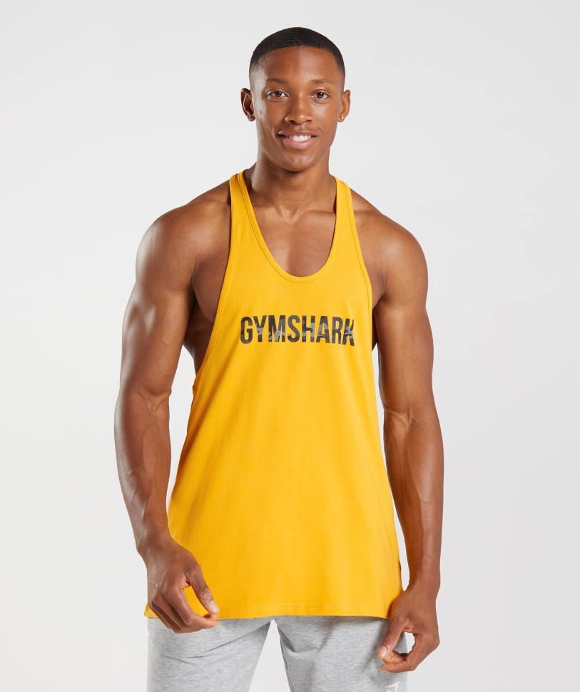 Gymshark Apollo Infill Stringer σαφράν κίτρινο