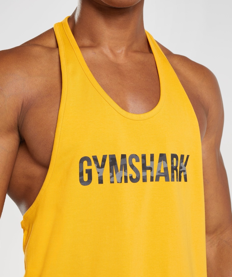 Gymshark Apollo Infill Stringer σαφράν κίτρινο