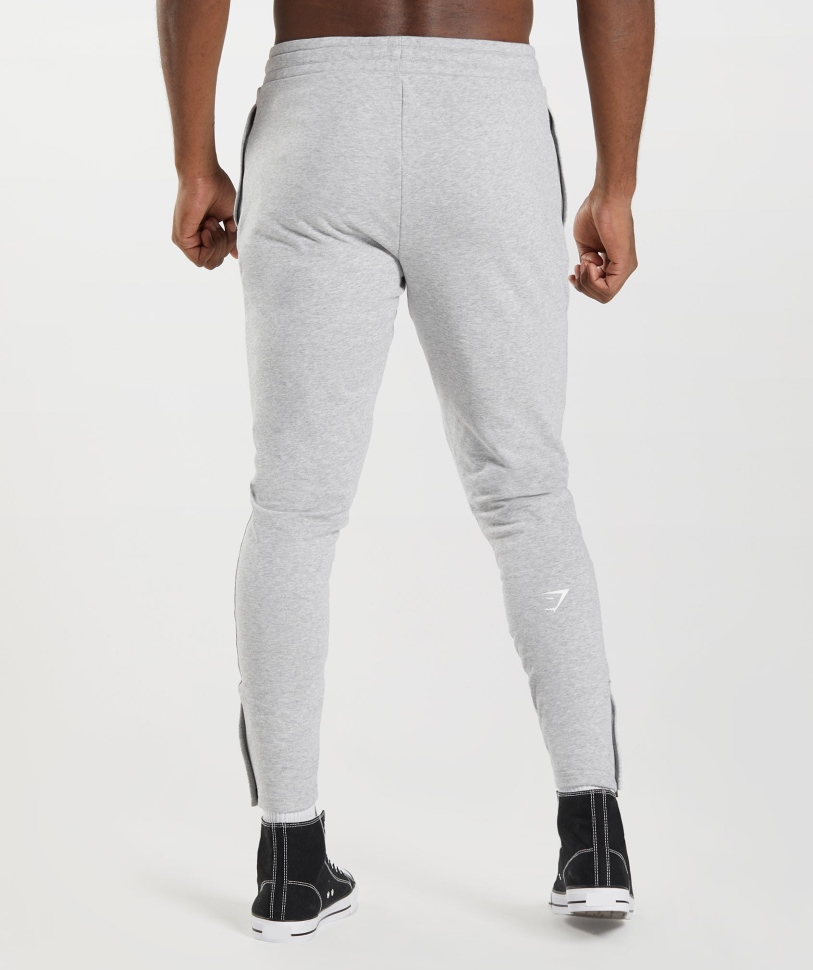 Gymshark Apollo Joggers ανοιχτό γκρι μάργα