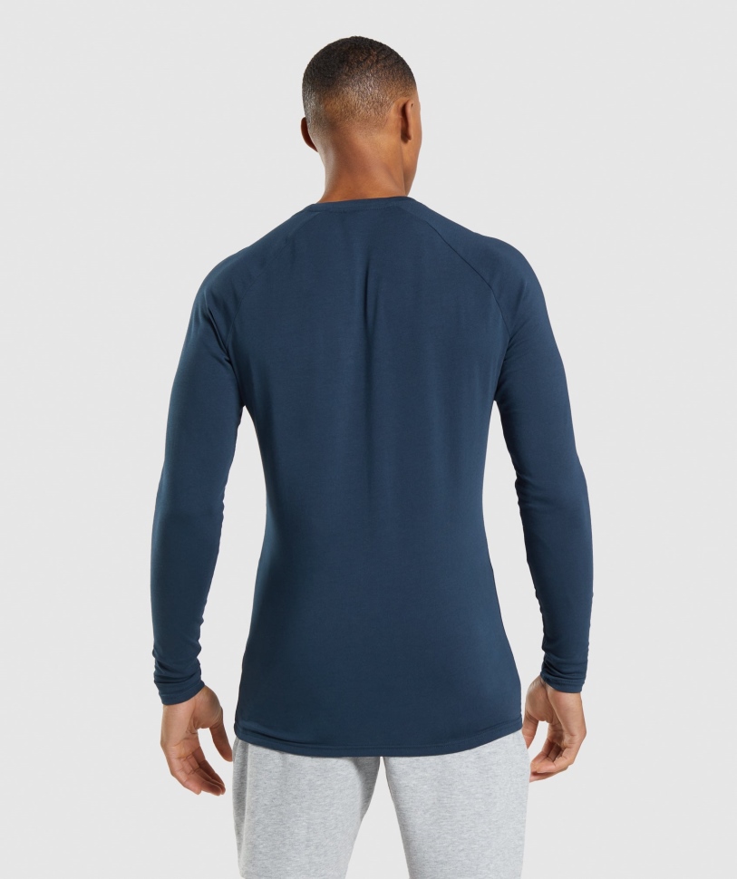 Gymshark Apollo μακρυμάνικη μπλούζα Navy