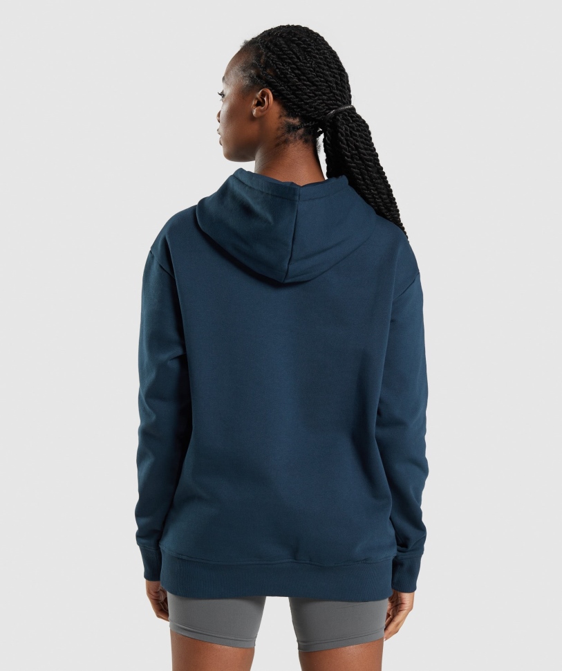 Gymshark Apollo Oversized Hoodie Navy