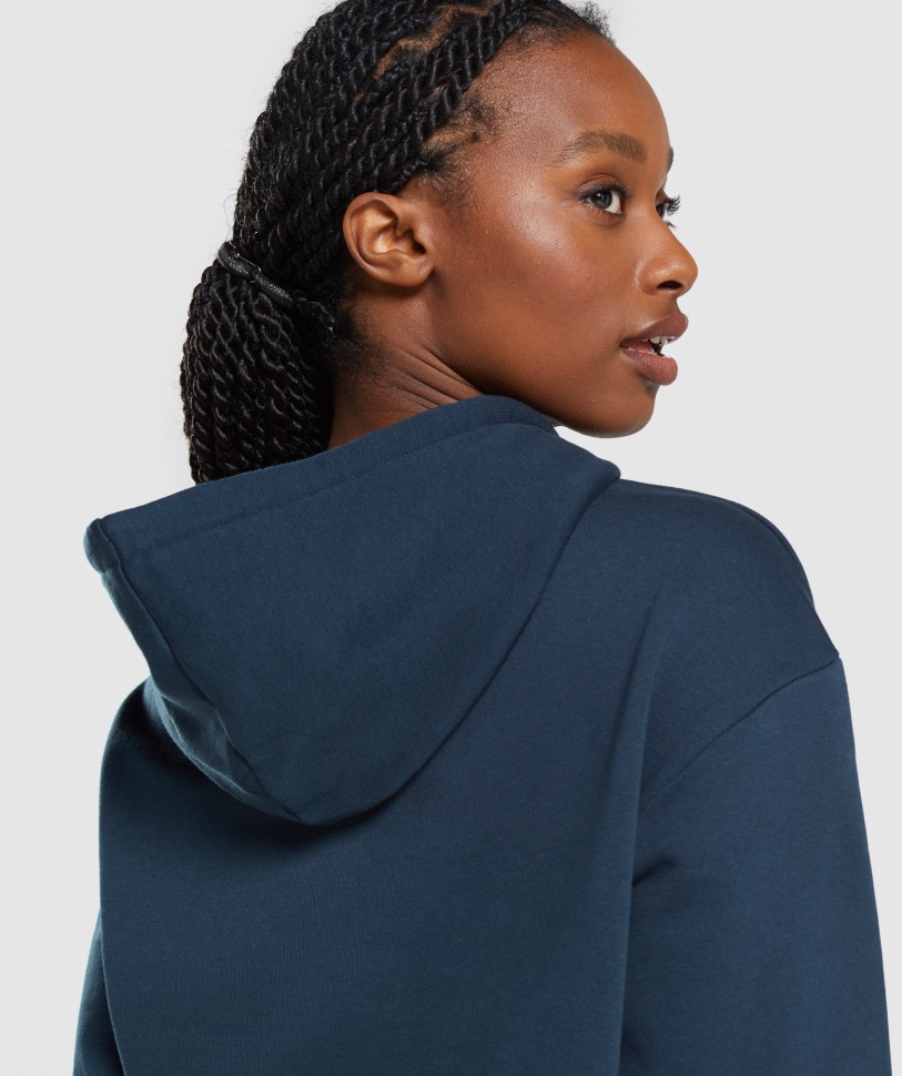 Gymshark Apollo Oversized Hoodie Navy