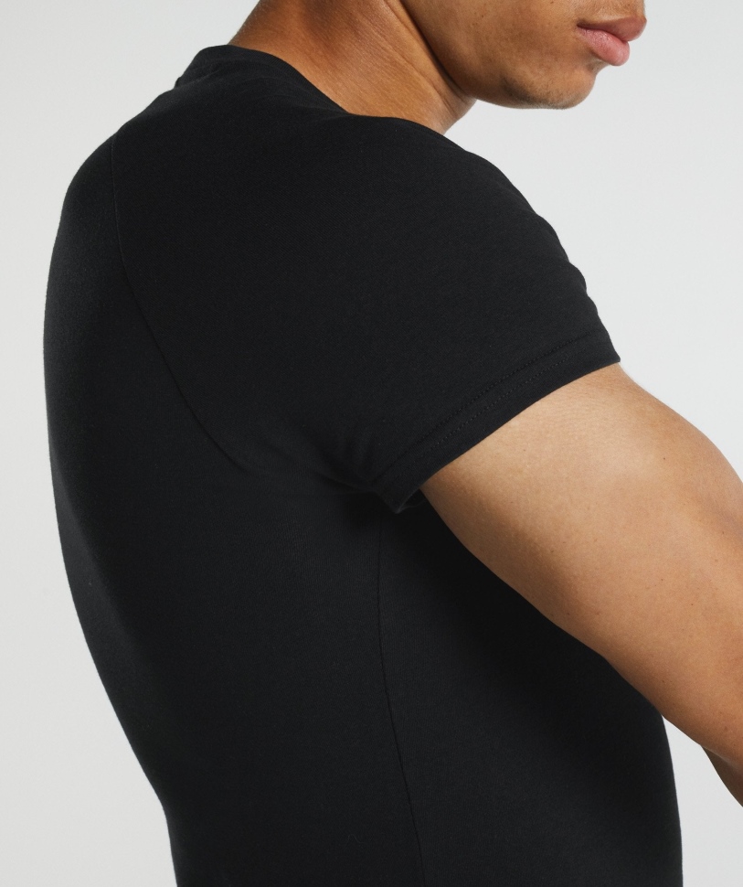 Gymshark Apollo μπλουζάκι μαύρο