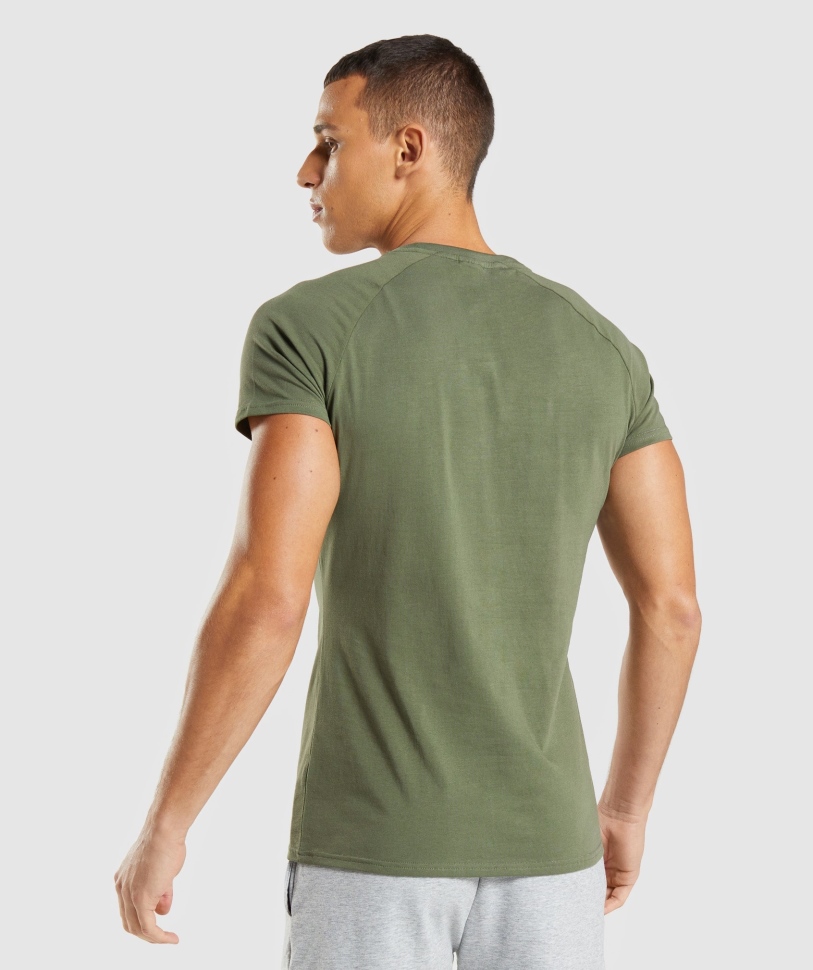 T-shirt Gymshark Apollo Core Olive