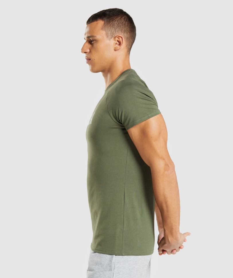 T-shirt Gymshark Apollo Core Olive