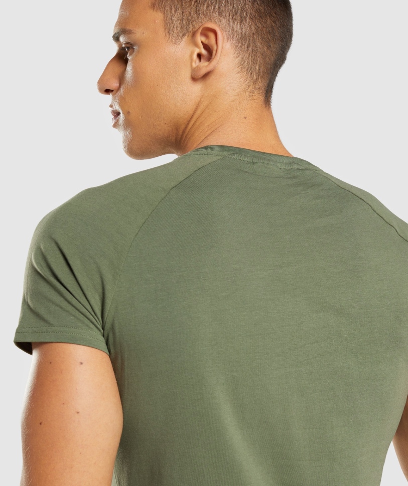 T-shirt Gymshark Apollo Core Olive
