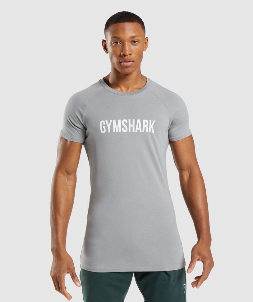 Gymshark Apollo T-shirt καπνιστό γκρι