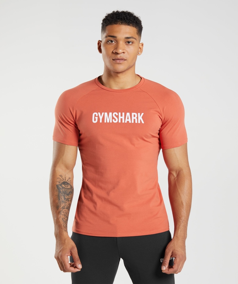 Gymshark Apollo T-shirt κόκκινο καταιγίδα