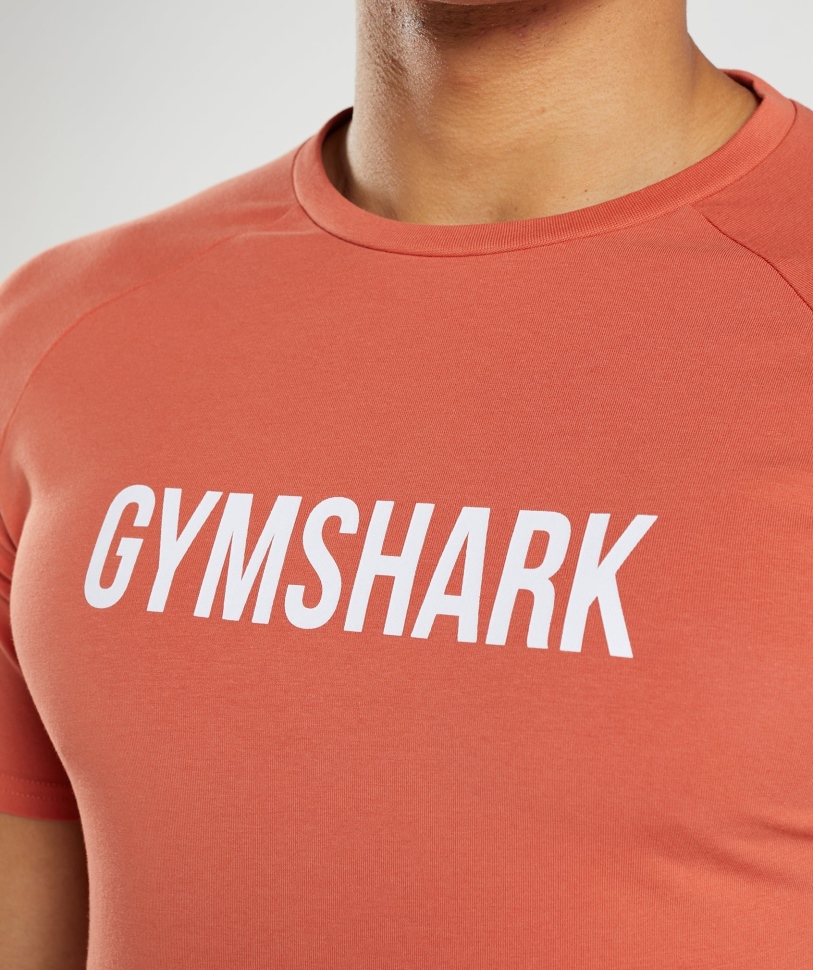 Gymshark Apollo T-shirt κόκκινο καταιγίδα