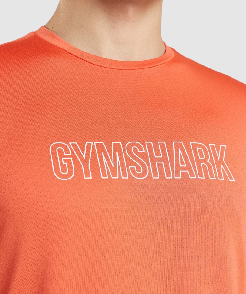 Gymshark άφιξης γραφικό μπλουζάκι παπάγια πορτοκαλί
