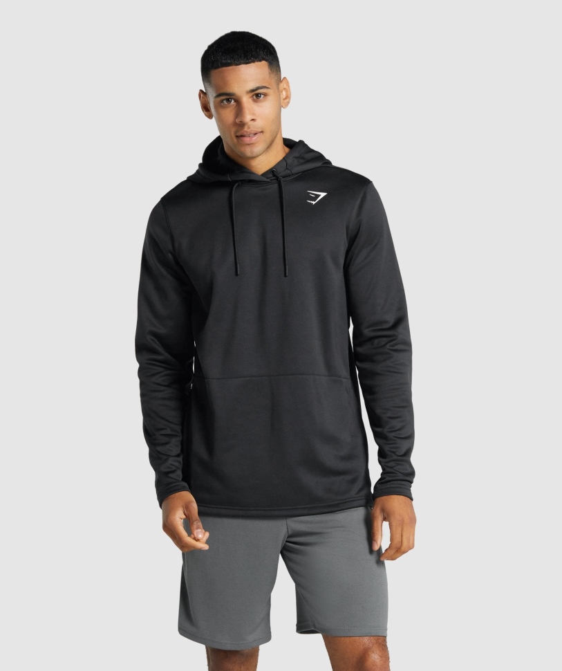 Μαύρο Hoodie άφιξης Gymshark