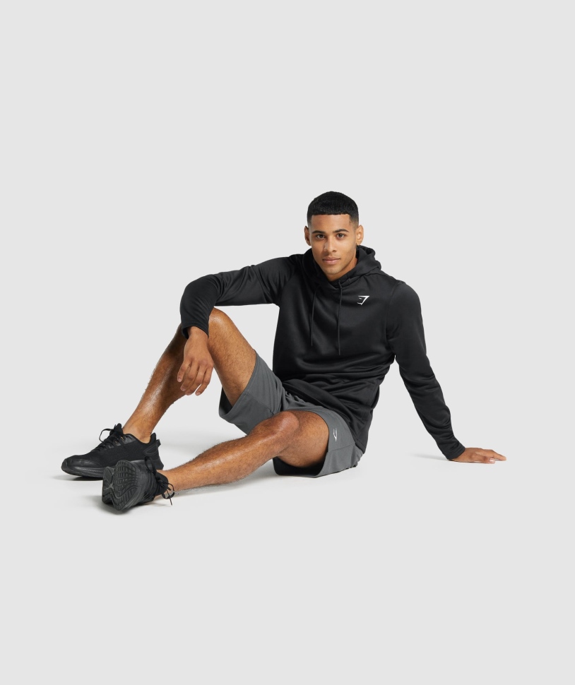 Μαύρο Hoodie άφιξης Gymshark