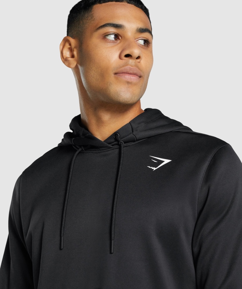 Μαύρο Hoodie άφιξης Gymshark