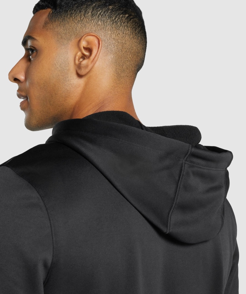 Μαύρο Hoodie άφιξης Gymshark