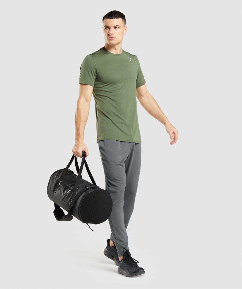 Gymshark άφιξη δεμένη Joggers ανθρακί γκρι