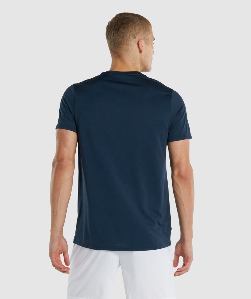 άφιξη Gymshark κανονική εφαρμογή T-shirt Navy