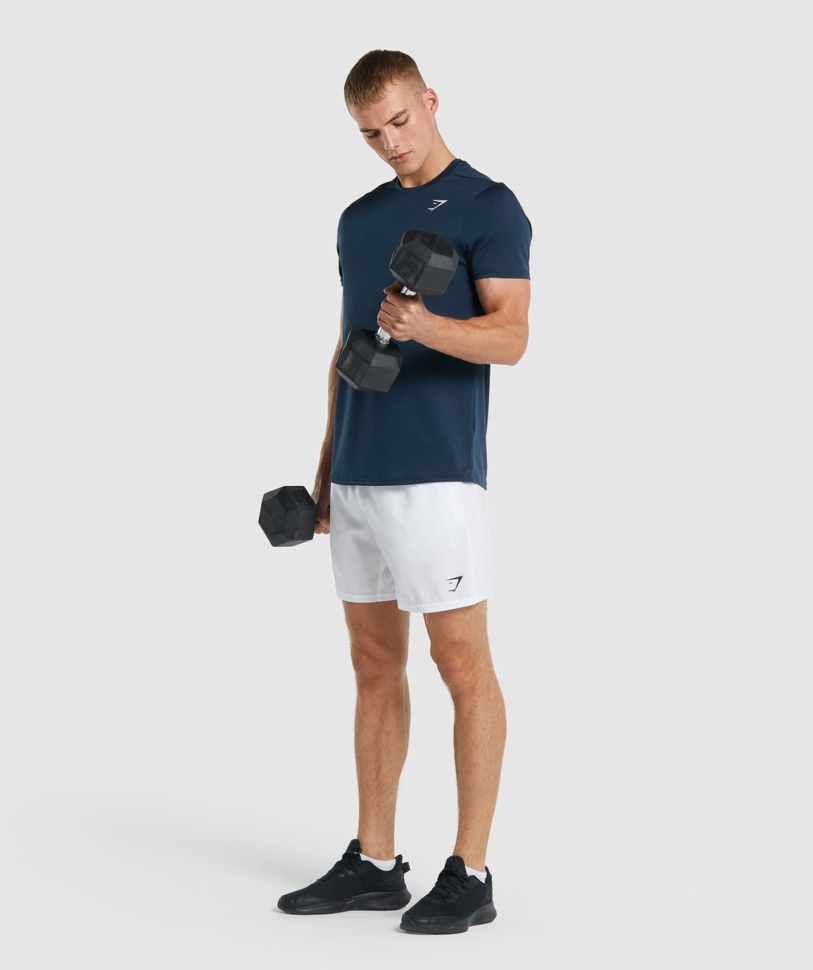 άφιξη Gymshark κανονική εφαρμογή T-shirt Navy