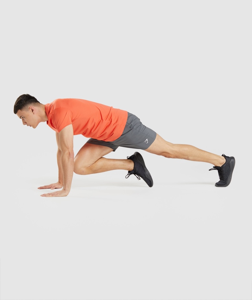 σορτς άφιξης Gymshark γκρι ανθρακί