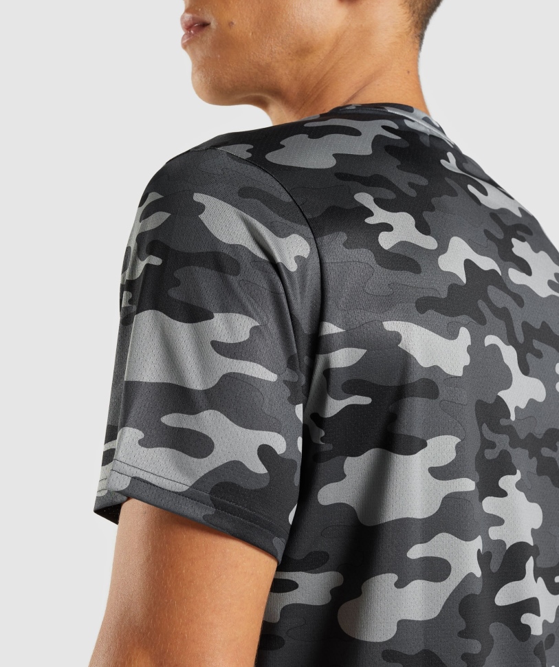 Gymshark άφιξης μπλουζάκι με γκρι στάμπα