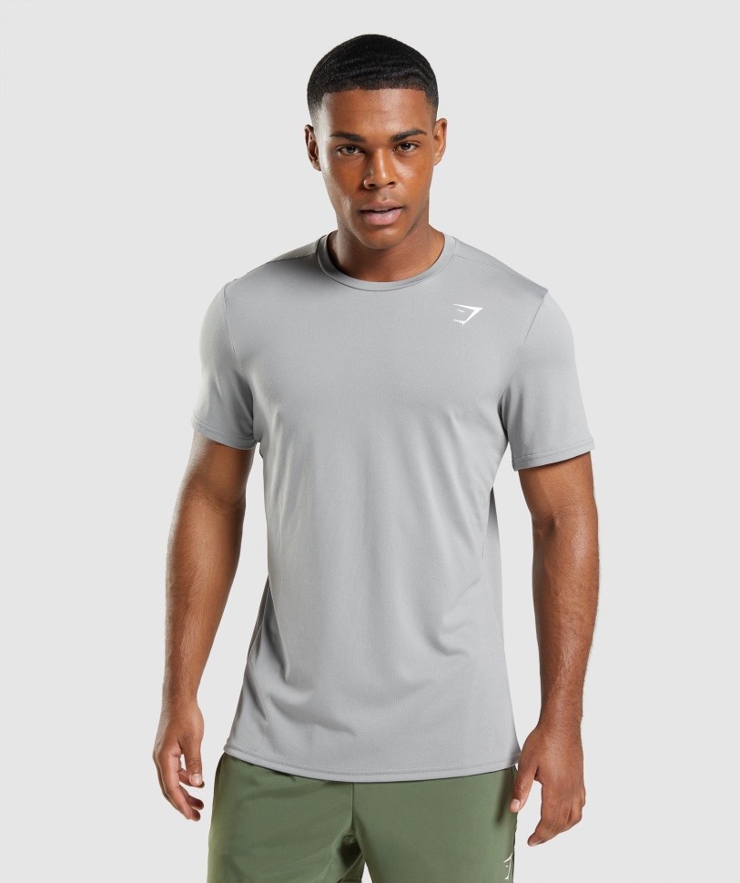 T-shirt άφιξης Gymshark Smokey γκρι