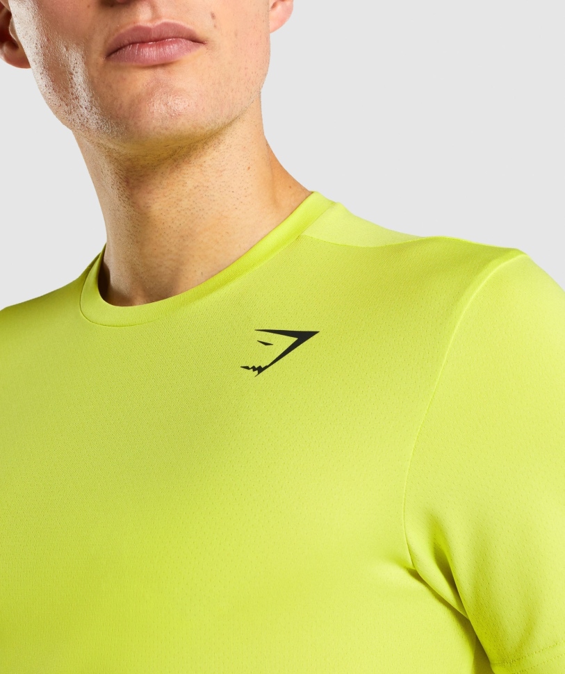 T-shirt άφιξης Gymshark κίτρινο