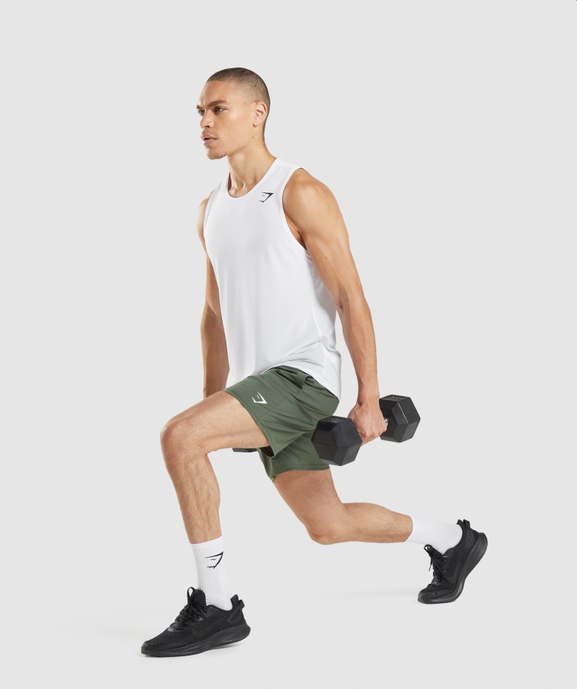 λευκή δεξαμενή άφιξης Gymshark