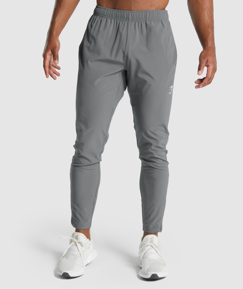 Gymshark άφιξη υφαντά Joggers γκρι ανθρακί