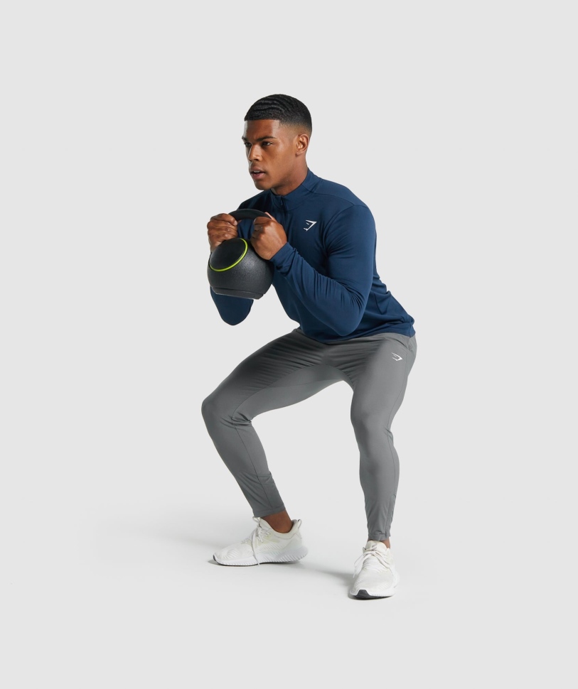 Gymshark άφιξη υφαντά Joggers γκρι ανθρακί