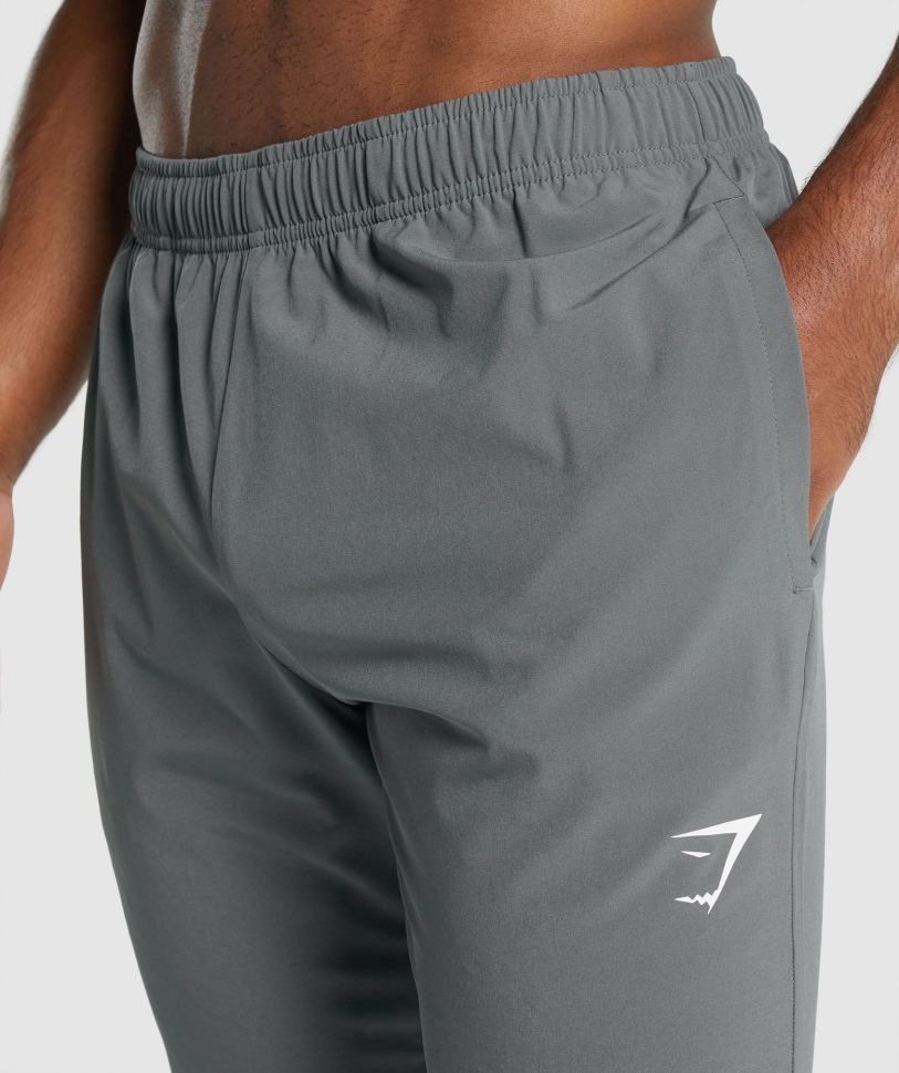Gymshark άφιξη υφαντά Joggers γκρι ανθρακί