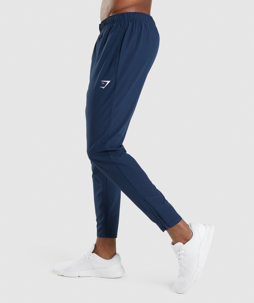 Gymshark άφιξη υφαντά Joggers ναυτικό