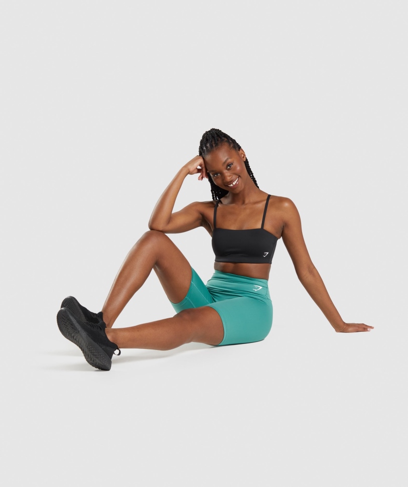 αθλητικό σουτιέν Gymshark Bandeau μαύρο