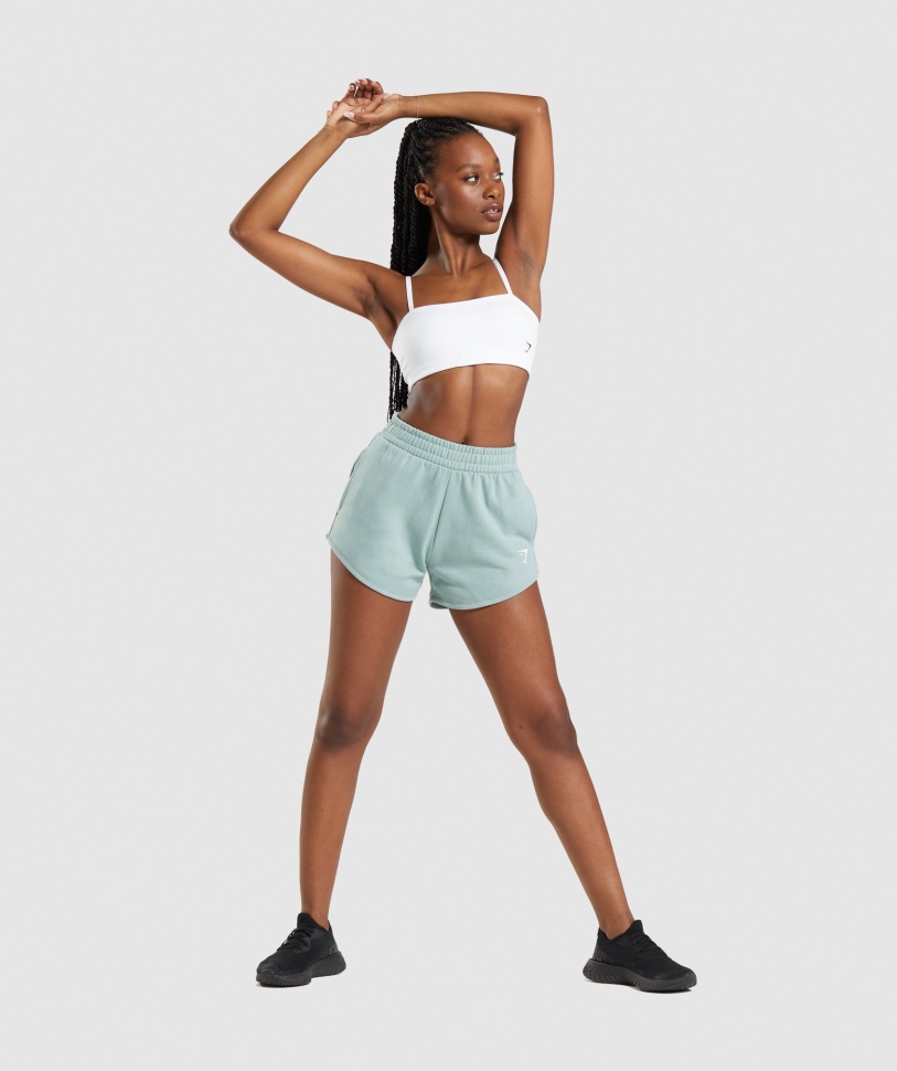 αθλητικό σουτιέν Gymshark Bandeau λευκό