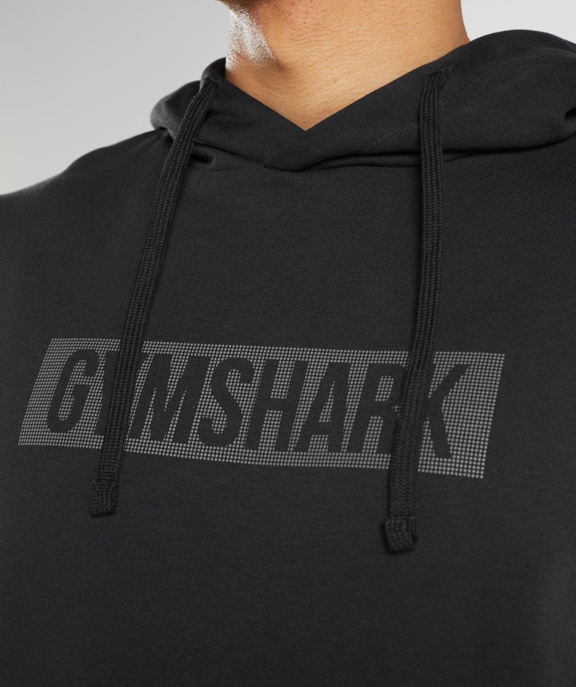 Gymshark Block Hoodie μαύρο