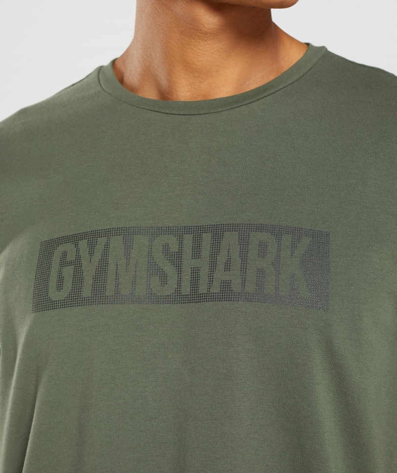 Gymshark Block T-shirt Core Olive