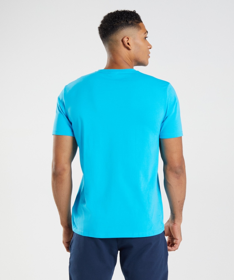 Gymshark Block T-shirt Shark Blue