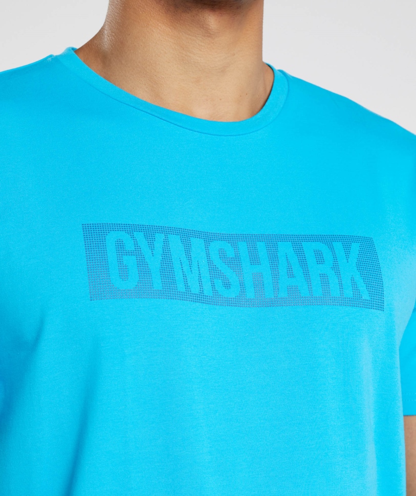 Gymshark Block T-shirt Shark Blue