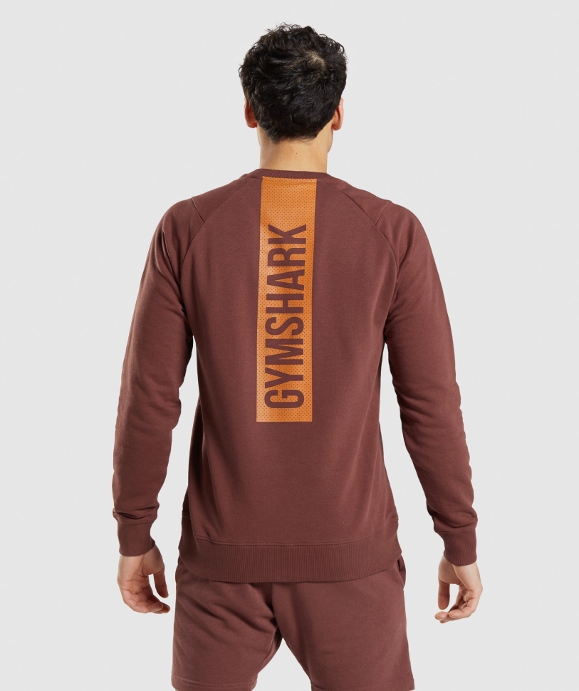 Gymshark Bold Crew Cherry Brown