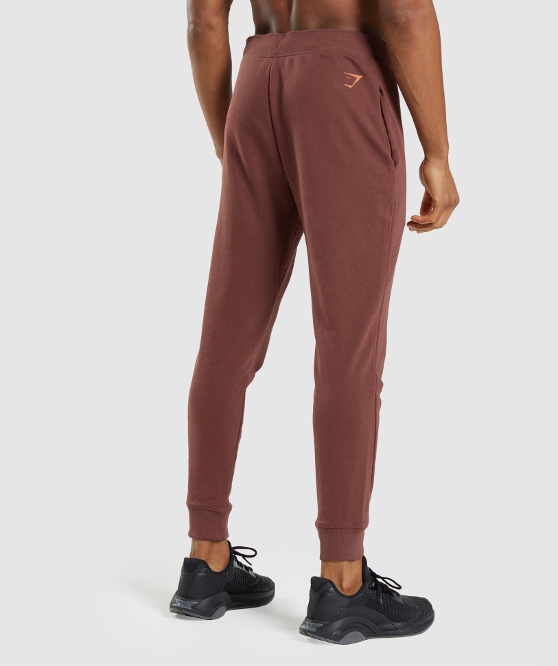 Gymshark Bold Joggers Cherry Brown