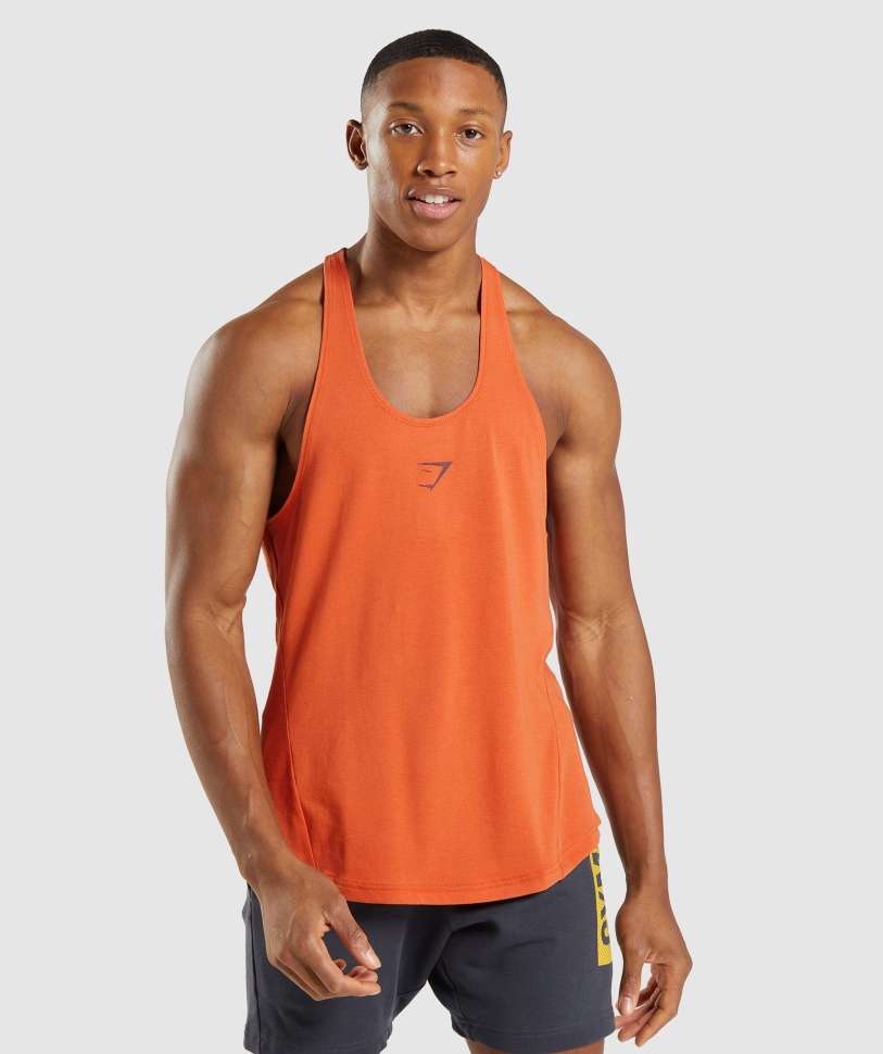 Gymshark Bold Stringer Clay πορτοκαλί